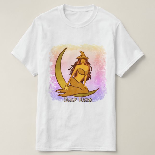 Herbstmondhexe T-Shirt (Design vorne)