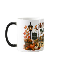 Herbstmorgen auf der Fryeburg Main Street Color Mo