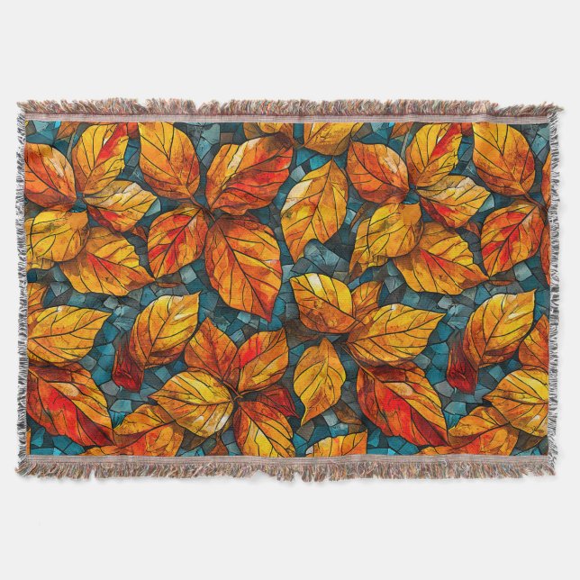 Herbstmosaikmuster Decke (Vorderseite)