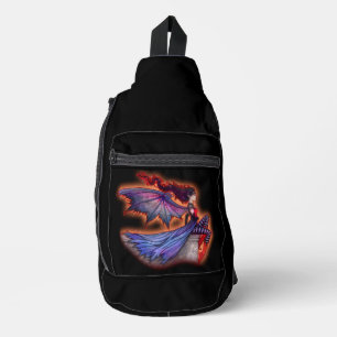 Herbstmühle Druckknopfbeutel Crossbody Bag
