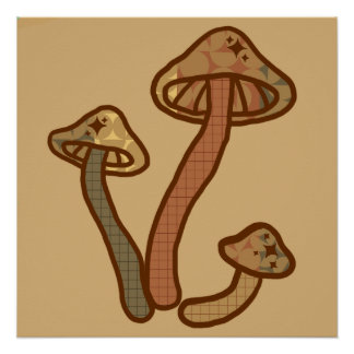Herbstmuscheln Poster