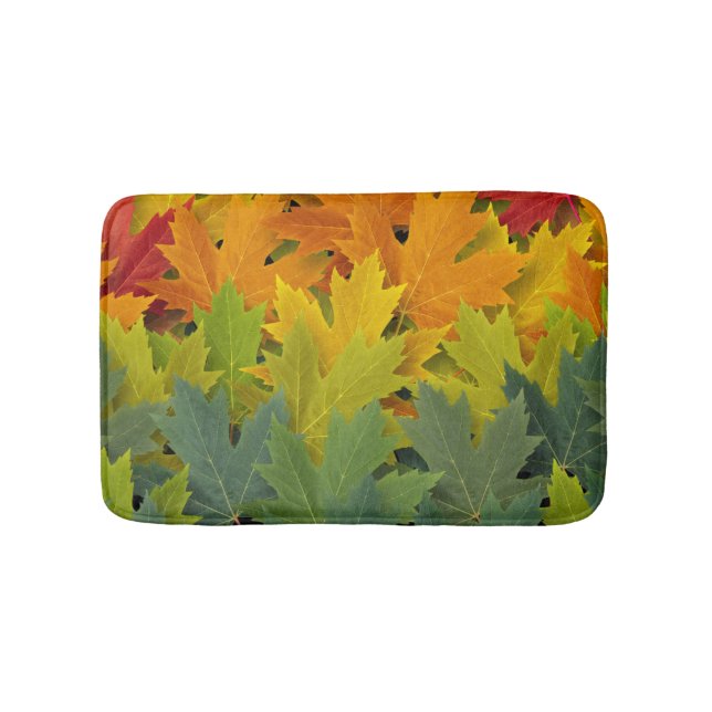 Herbstmuster 2 badematte (Vorderseite)