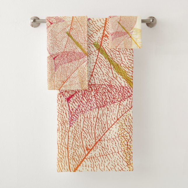 Herbstmuster Badhandtuch Set (Insitu)