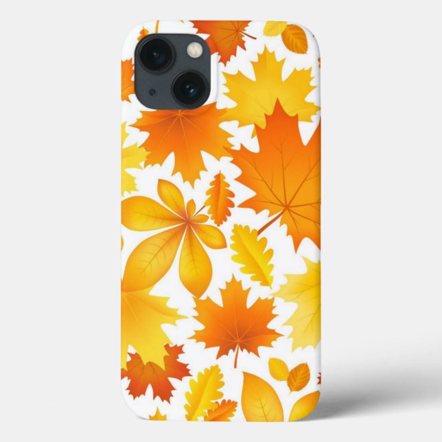 Herbstmuster Case-Mate iPhone Hülle (Rückseite)