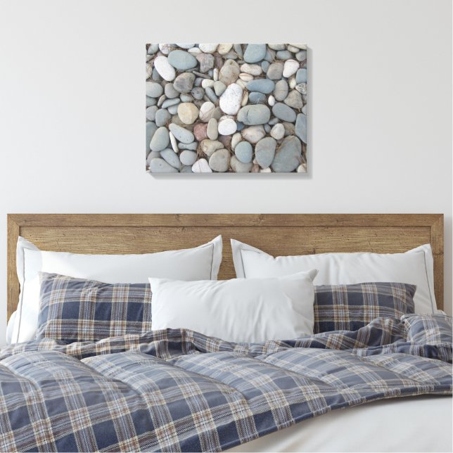 Herbstmuster der Stones Leinwanddruck (Insitu (Schlafzimmer))