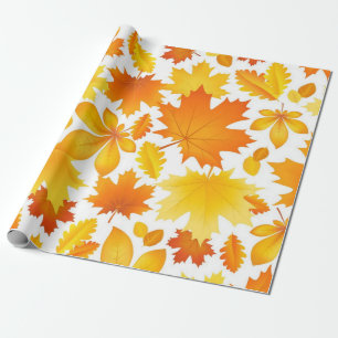 Herbstmuster Geschenkpapier
