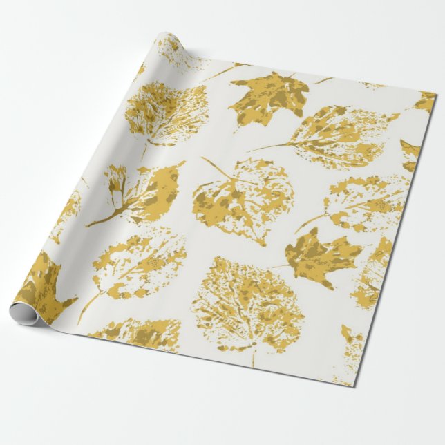 Herbstmuster Geschenkpapier (Ungerollt)