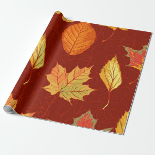 Herbstmuster Geschenkpapier