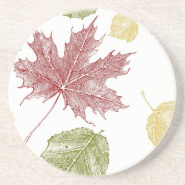 Herbstmuster Getränkeuntersetzer