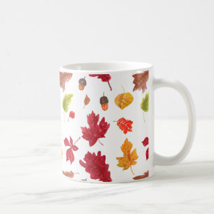 Herbstmuster Kaffeetasse