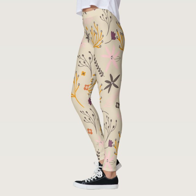 Herbstmuster Leggings (Links)