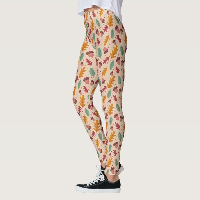 Herbstmuster Leggings (Links)
