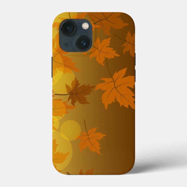 Herbstmuster mit abfallenden Ahorn-Blätter und Buc Case-Mate iPhone Hülle (Rückseite)