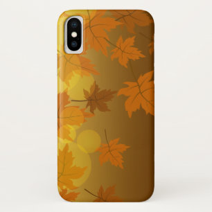 Herbstmuster mit abfallenden Ahorn-Blätter und Buc Case-Mate iPhone Hülle