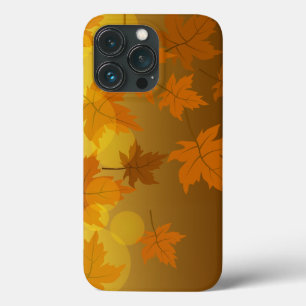Herbstmuster mit abfallenden Ahorn-Blätter und Buc Case-Mate iPhone Hülle