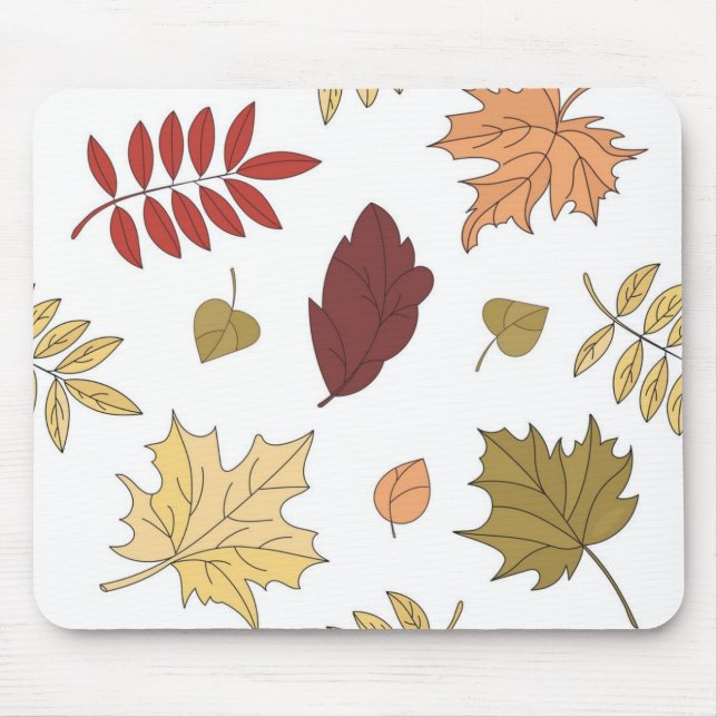 Herbstmuster Mousepad (Vorne)