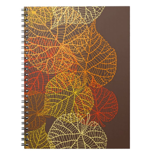 Herbstmuster Notizblock (Vorderseite)