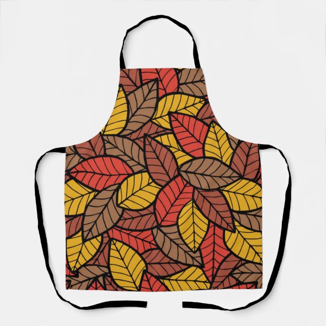 Herbstmuster Schürze (Vorderseite)