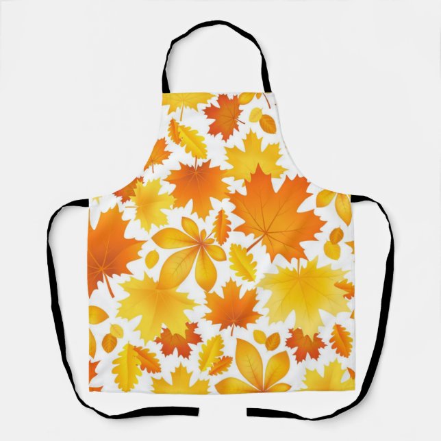 Herbstmuster Schürze (Vorderseite)