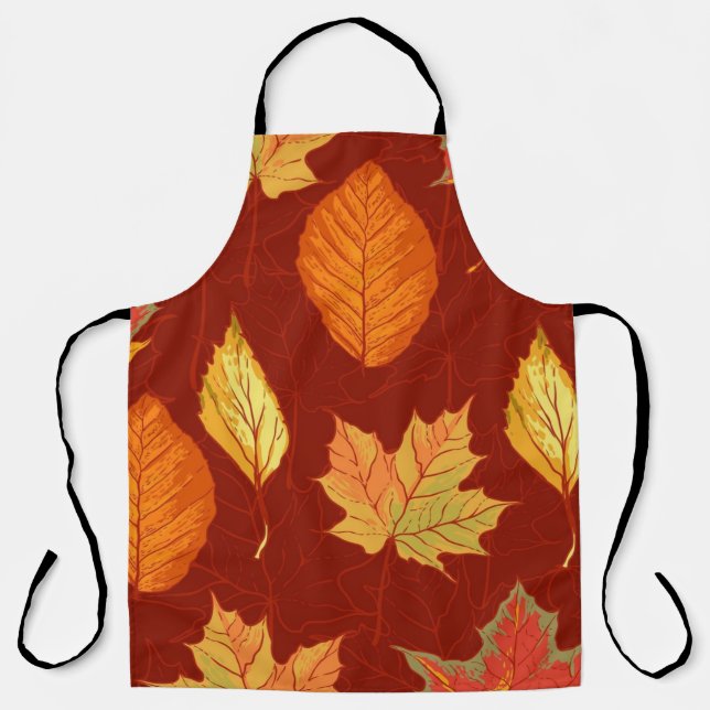 Herbstmuster Schürze (Vorderseite)