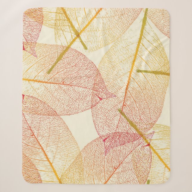 Herbstmuster Sherpadecke (Vorderseite)