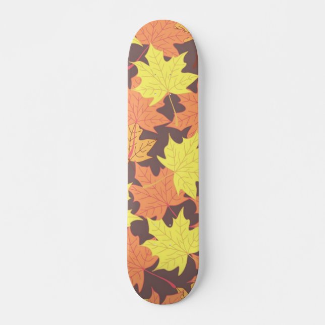Herbstmuster Skateboard (Vorne)