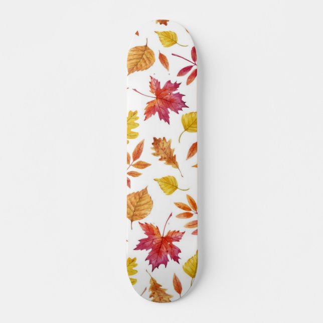 Herbstmuster Skateboard (Vorne)