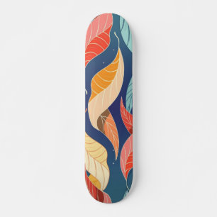 Herbstmuster Skateboard