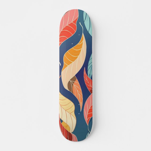 Herbstmuster Skateboard (Vorne)