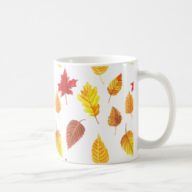 Herbstmuster Tasse (Rechts)