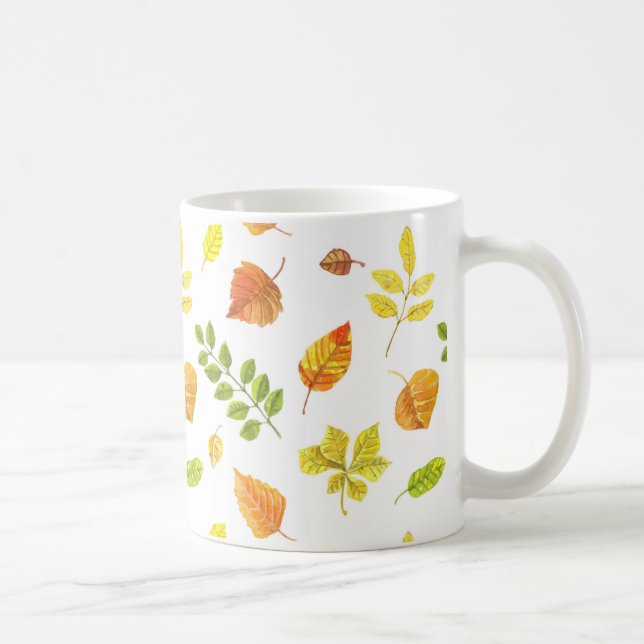Herbstmuster Tasse (Rechts)
