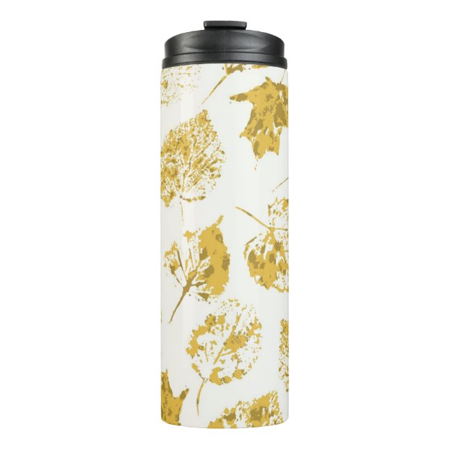 Herbstmuster Thermosbecher (Vorderseite)