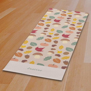 Herbstmuster Yogamat Yogamatte