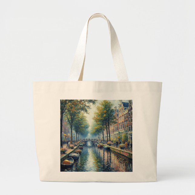 Herbstnachmittag am Kanal - Tote Tasche (Vorne)
