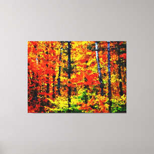 Herbstnachmittag - Gemälde Leinwand