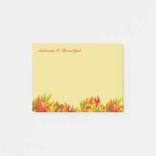 Herbstnachrichten Herbst ist schön Post-it Klebezettel