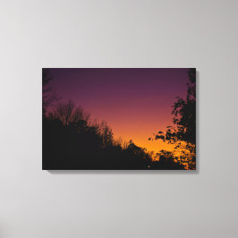 Herbstnachtshimmel auf Leinwand von RoseWrits