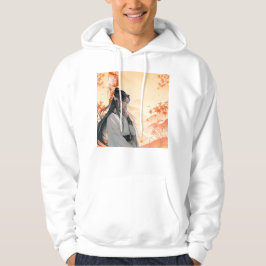 Herbstnostalgie: Gelehrter und Ahornblätter Hoodie