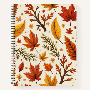 Herbstnotiz Notizbuch