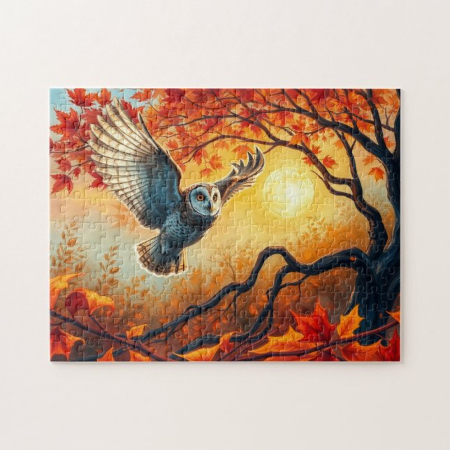 Herbstpfeife Alkohol Kunst Puzzle (Horizontal)