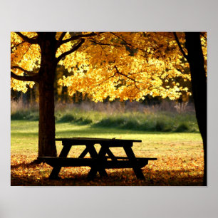 Herbstpicknick Poster