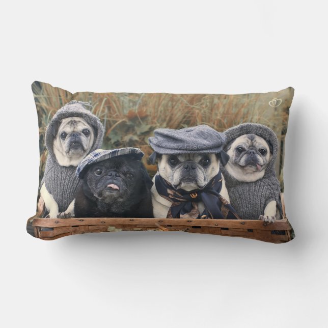 Herbstpilz Mops Lendenkissen (Vorderseite)