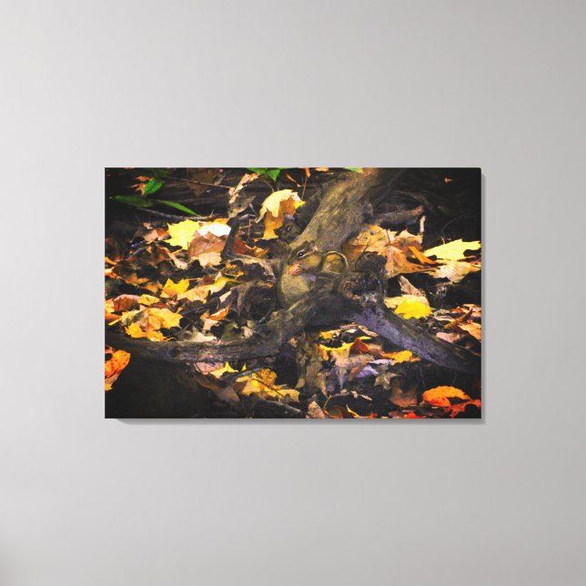 Herbstportrait Leinwanddruck (Vorderseite)