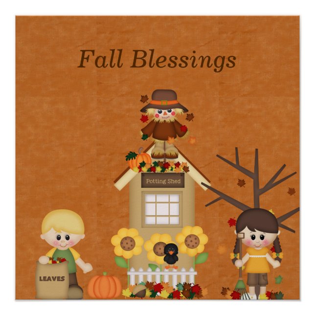 Herbstposter Poster (Vorderseite)