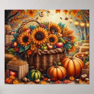 Herbstposter Poster