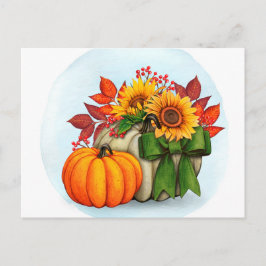 Herbstpostkarte Postkarte