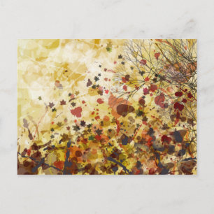 Herbstpostkarte Postkarte