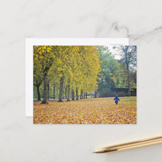 Herbstpostkarte - Vereinigtes Königreich Postkarte