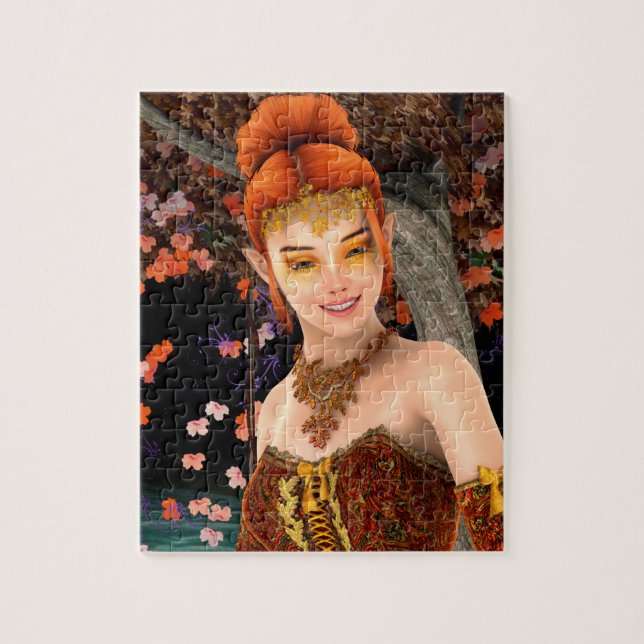 Herbstprinzessin Puzzle (Vertikal)