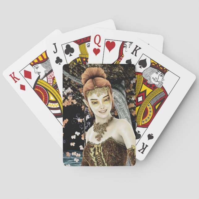 Herbstprinzessin Spielkarten (Rückseite)